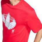 ADIDAS LIVERPOOL GRAPHIC TEE - PURE RUBY