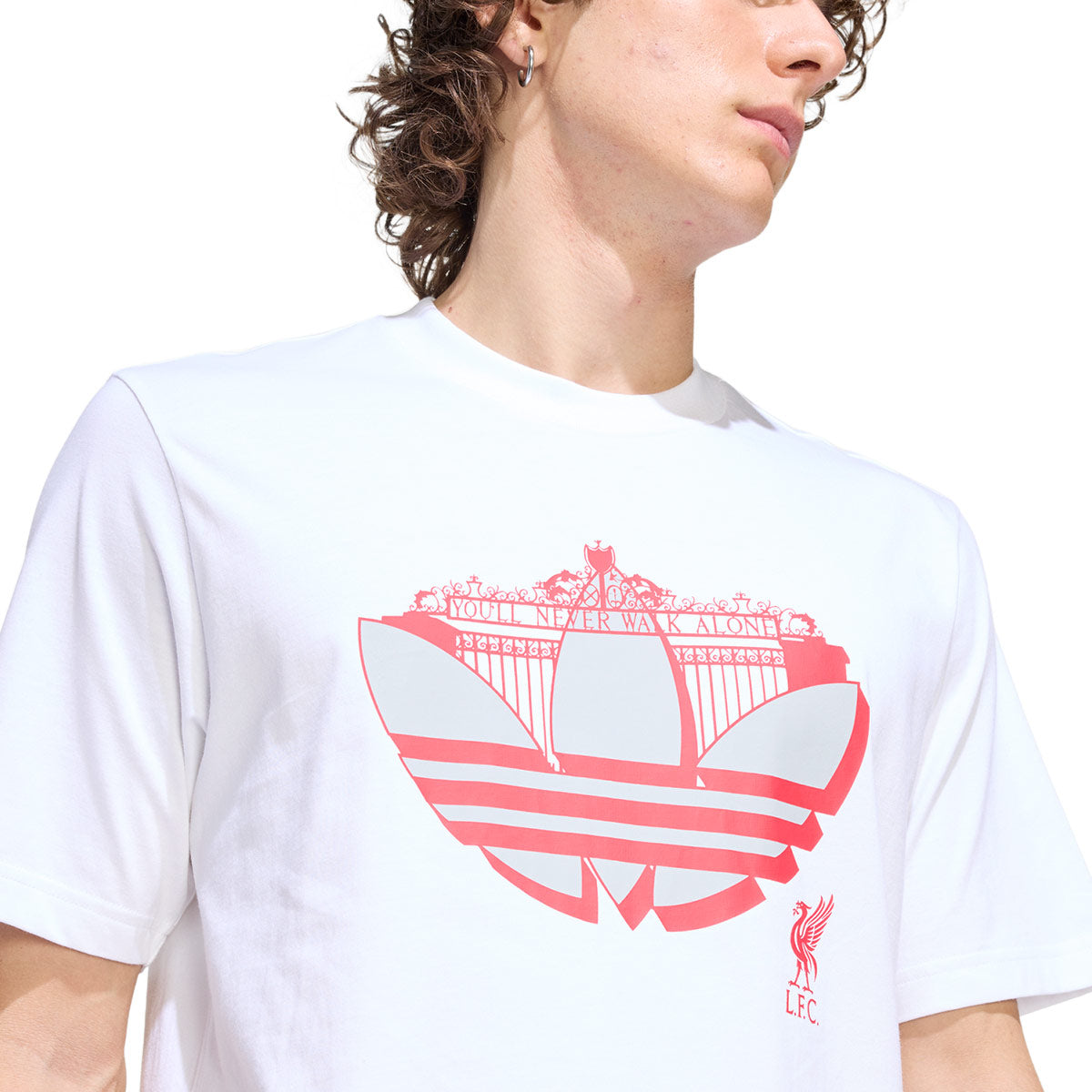 ADIDAS LIVERPOOL GRAPHIC TEE - WHITE