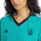 ADIDAS LIVERPOOL TERRACE ICONS DRESS - SEA GREEN/WHITE