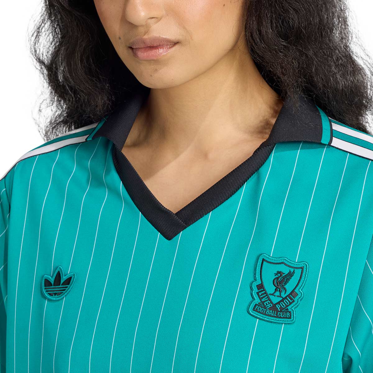 ADIDAS LIVERPOOL TERRACE ICONS DRESS - SEA GREEN/WHITE