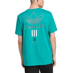 ADIDAS LIVERPOOL TERRACE ICONS GRAPHIC TEE - SEA GREEN