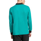 ADIDAS LIVERPOOL TERRACE ICONS LONG SLEEVE POLO - SEA GREEN