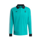 ADIDAS LIVERPOOL TERRACE ICONS LONG SLEEVE POLO - SEA GREEN