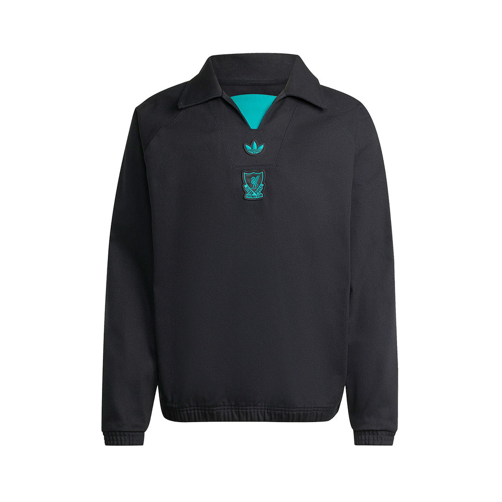 ADIDAS LIVERPOOL TERRACE ICONS SWEATSHIRT - BLACK