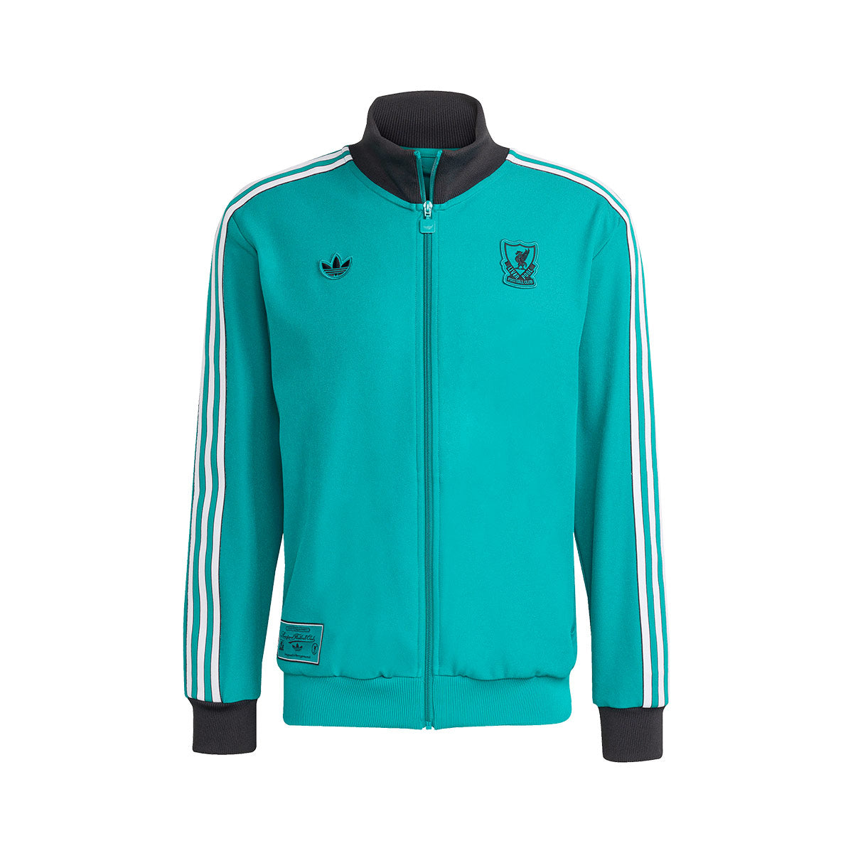 ADIDAS LIVERPOOL TERRACE ICONS TRACK TOP - SEA GREEN