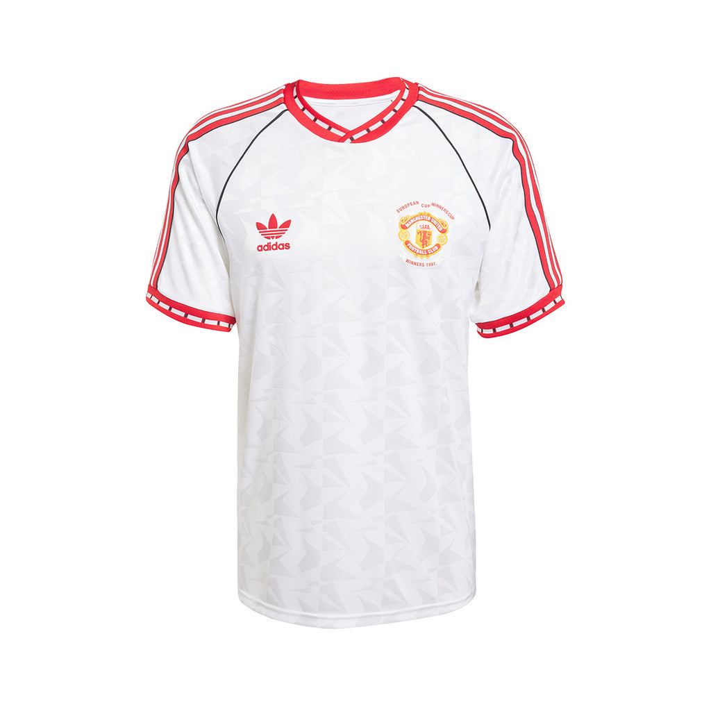 ADIDAS MAN UTD 1991 AWAY RETRO JERSEY - WHITE