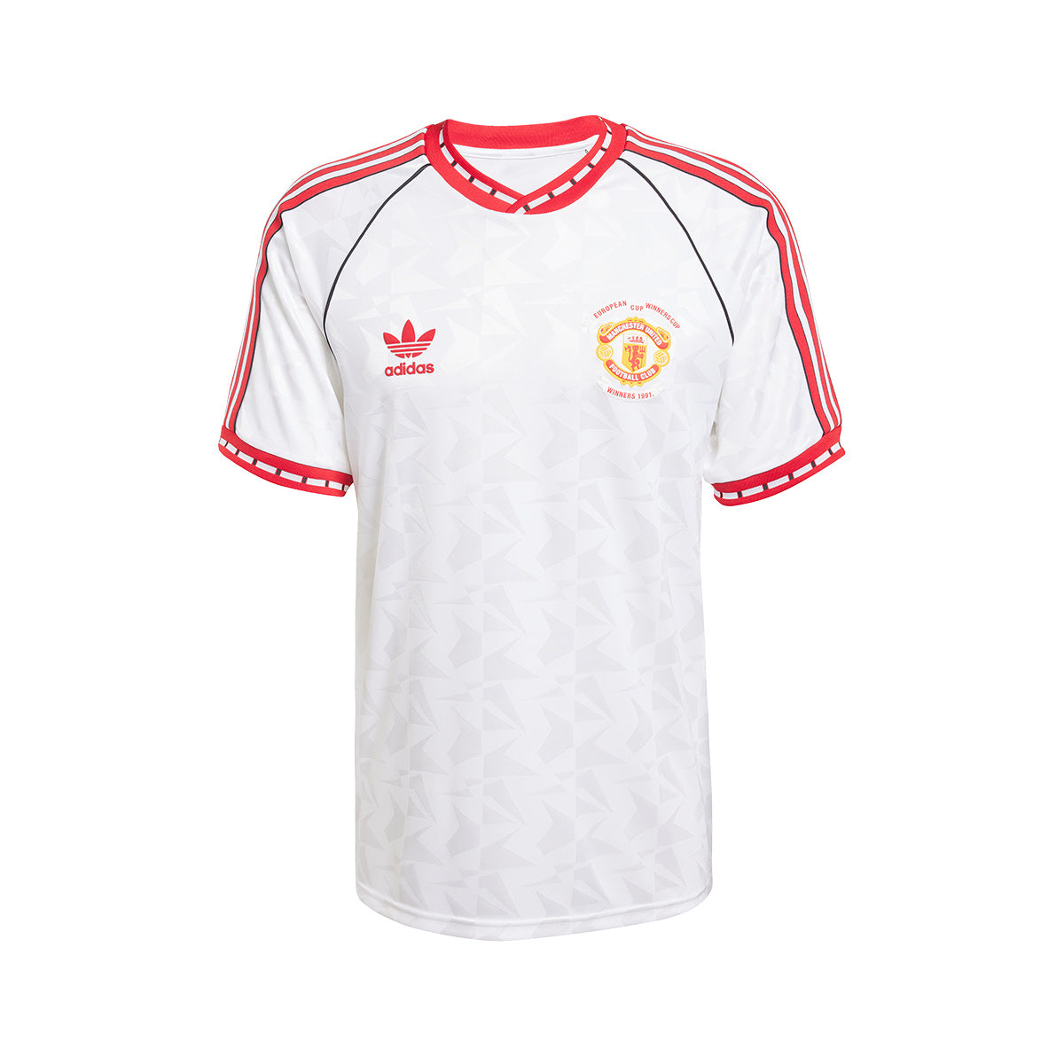 ADIDAS MAN UTD 1991 AWAY RETRO JERSEY - WHITE