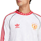 ADIDAS MAN UTD 1991 AWAY RETRO LONG SLEEVE JERSEY - WHITE