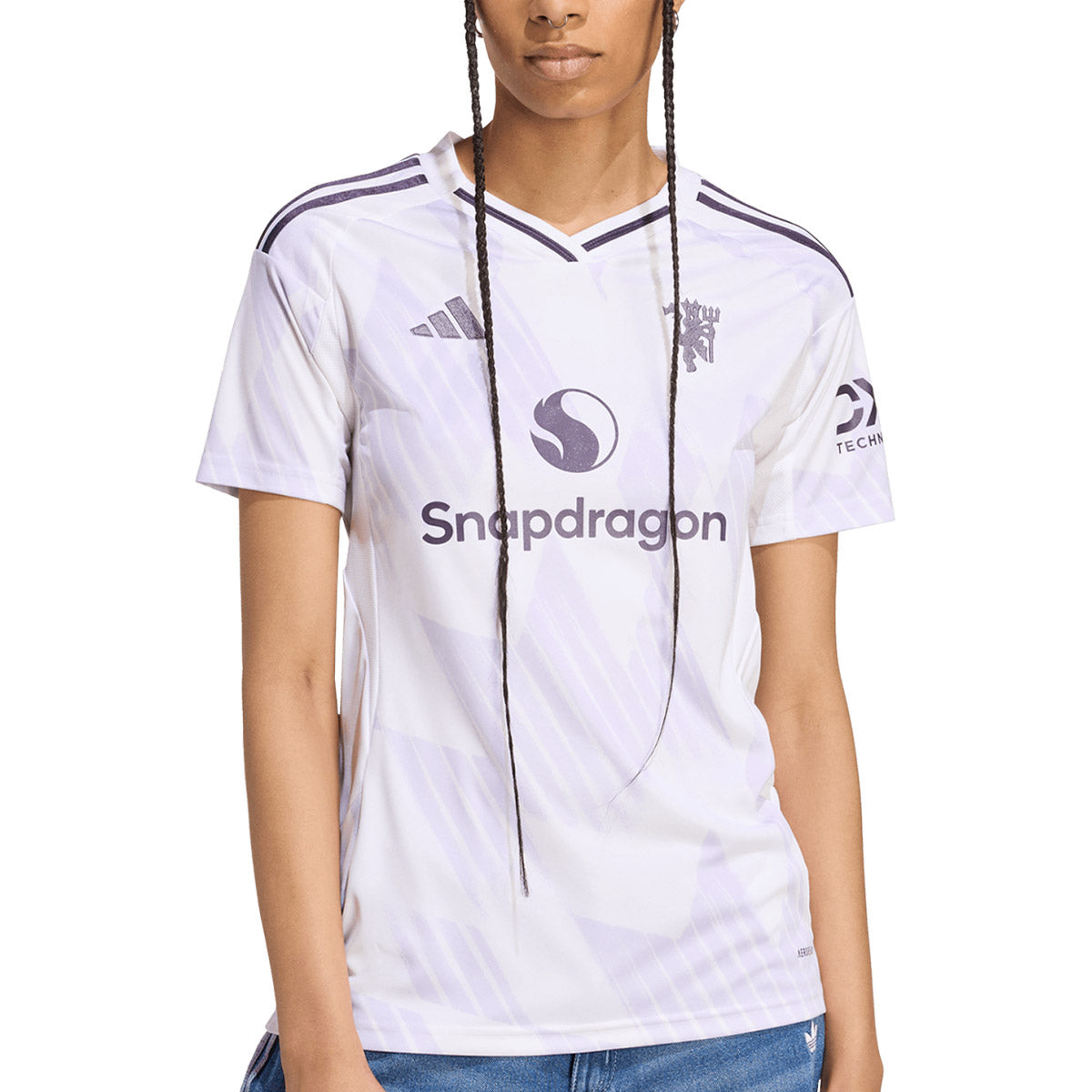 ADIDAS MAN UTD 2025/2026 AWAY REPLICA WOMEN JERSEY - WHITE