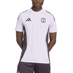 ADIDAS MANCHESTER UNITED 2025/2026 TRAINING JERSEY - PURPLE TINT/AURORA BLACK