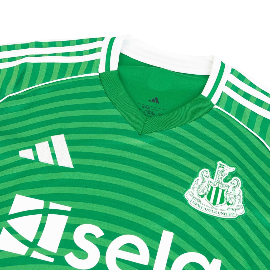 ADIDAS NEWCASTLE UNITED 2025/2026 AWAY REPLICA JERSEY - TEAM GREEN/WHITE