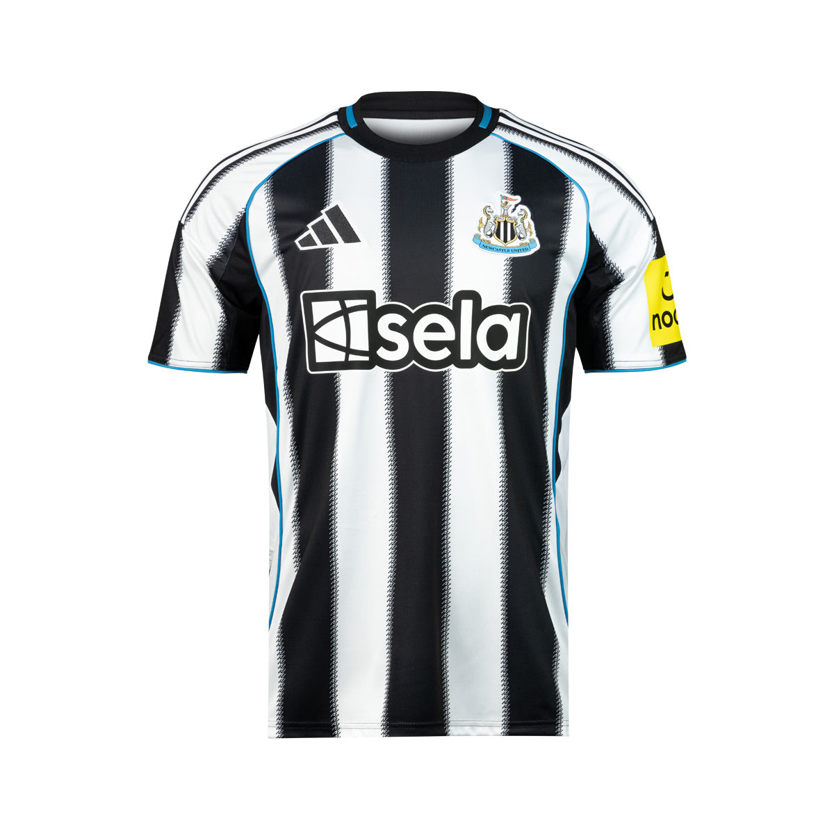 ADIDAS NEWCASTLE UNITED 2025/2026 HOME REPLICA JERSEY - BLACK/WHITE