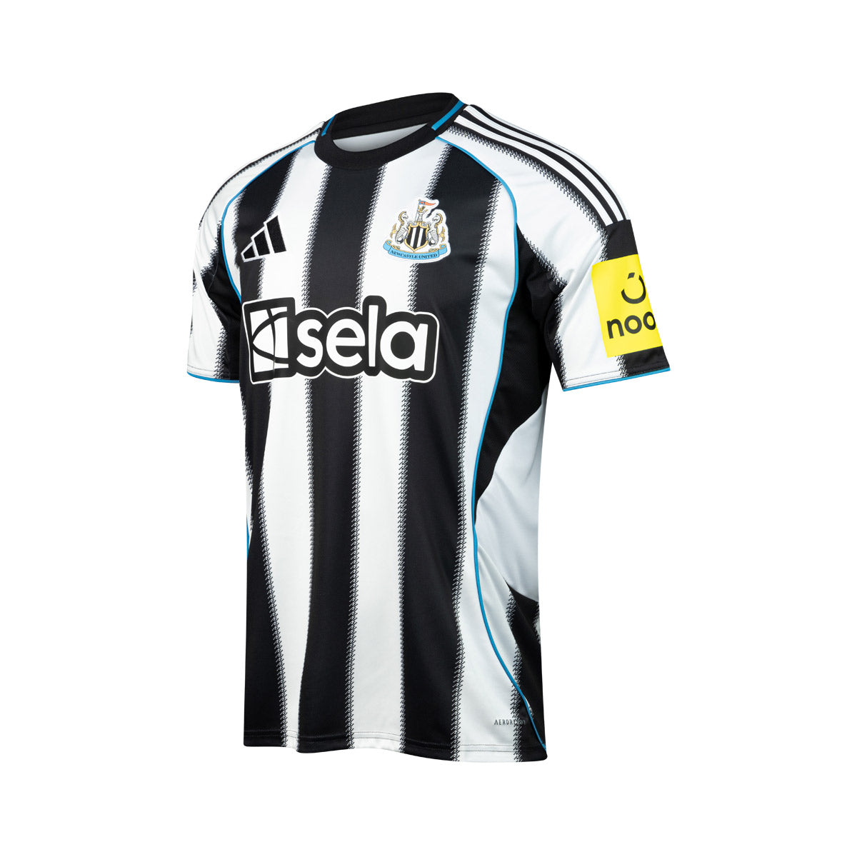 ADIDAS NEWCASTLE UNITED 2025/2026 HOME REPLICA JERSEY - BLACK/WHITE