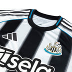 ADIDAS NEWCASTLE UNITED 2025/2026 HOME REPLICA JERSEY - BLACK/WHITE