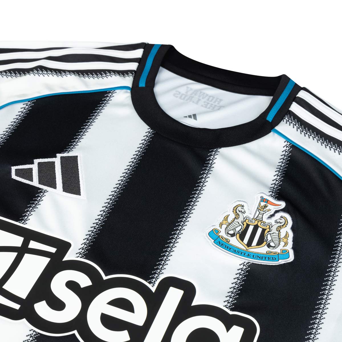 ADIDAS NEWCASTLE UNITED 2025/2026 HOME REPLICA JERSEY - BLACK/WHITE