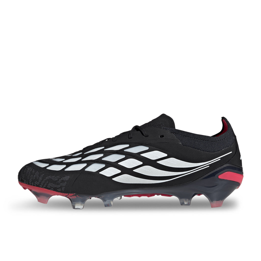 ADIDAS PREDATOR ELITE FG - CORE BLACK/FTWR WHITE/LUCID RED