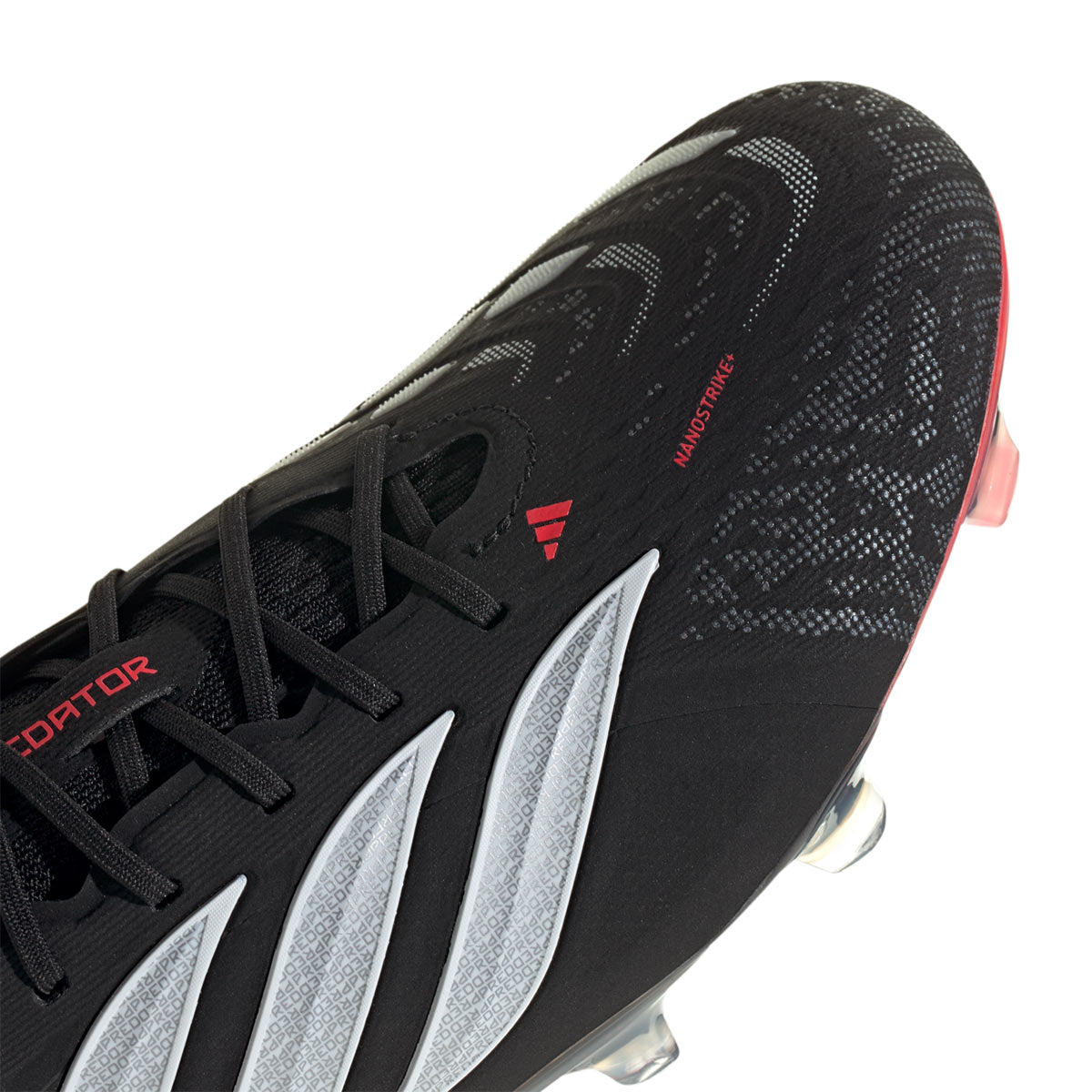 ADIDAS PREDATOR ELITE FG - CORE BLACK/FTWR WHITE/LUCID RED