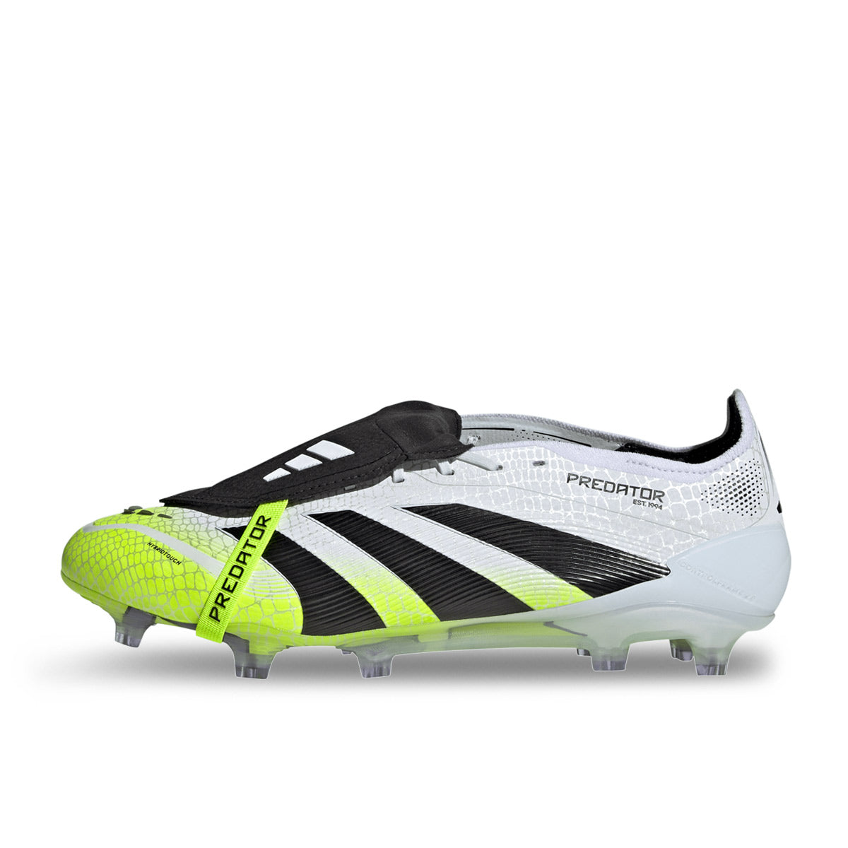 ADIDAS PREDATOR ELITE FT FG - FTWR WHITE/CORE BLACK/LUCID LEMON