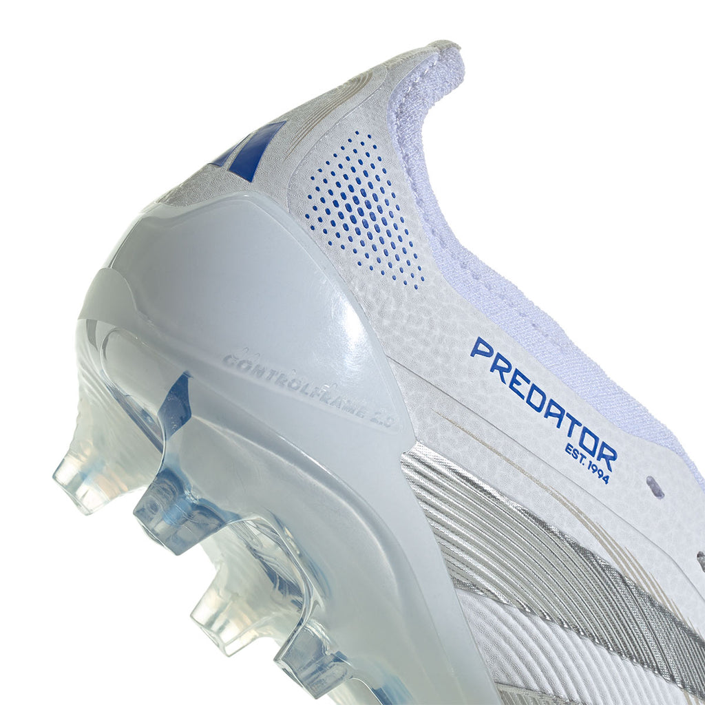 ADIDAS PREDATOR ELITE FT FG - FTWR WHITE/SILVER MET/BRIGHT ROYAL