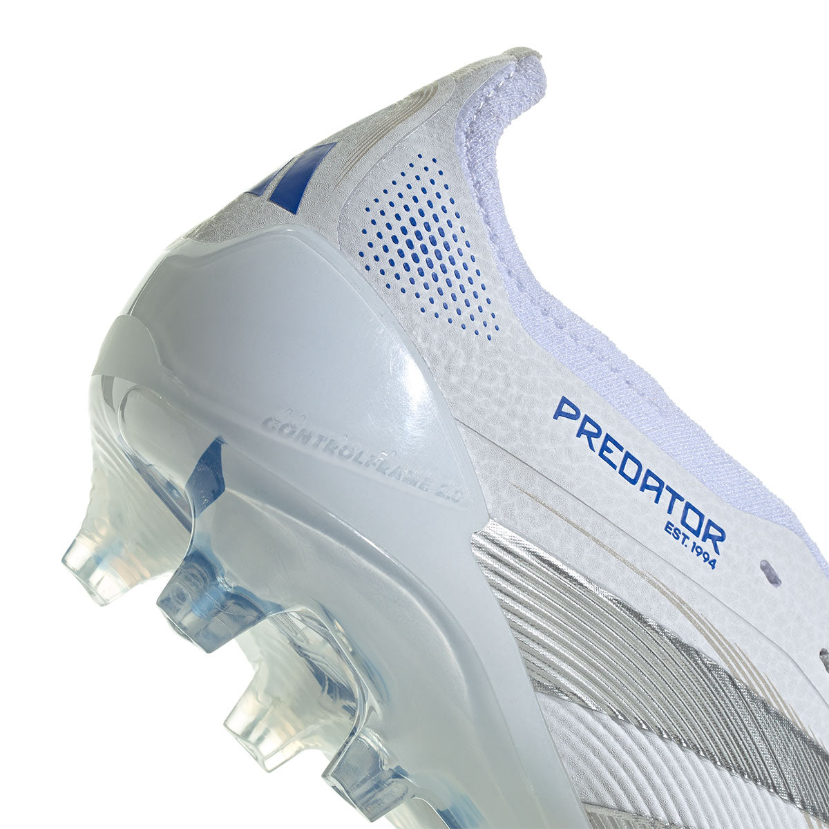 ADIDAS PREDATOR ELITE FT FG - FTWR WHITE/SILVER MET/BRIGHT ROYAL