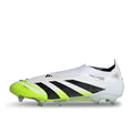 ADIDAS PREDATOR ELITE LACELESS FG - FTWR WHITE/CORE BLACK/LUCID LEMON