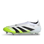 ADIDAS PREDATOR ELITE LACELESS FG - FTWR WHITE/CORE BLACK/LUCID LEMON
