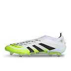 ADIDAS PREDATOR ELITE LACELESS FG - FTWR WHITE/CORE BLACK/LUCID LEMON