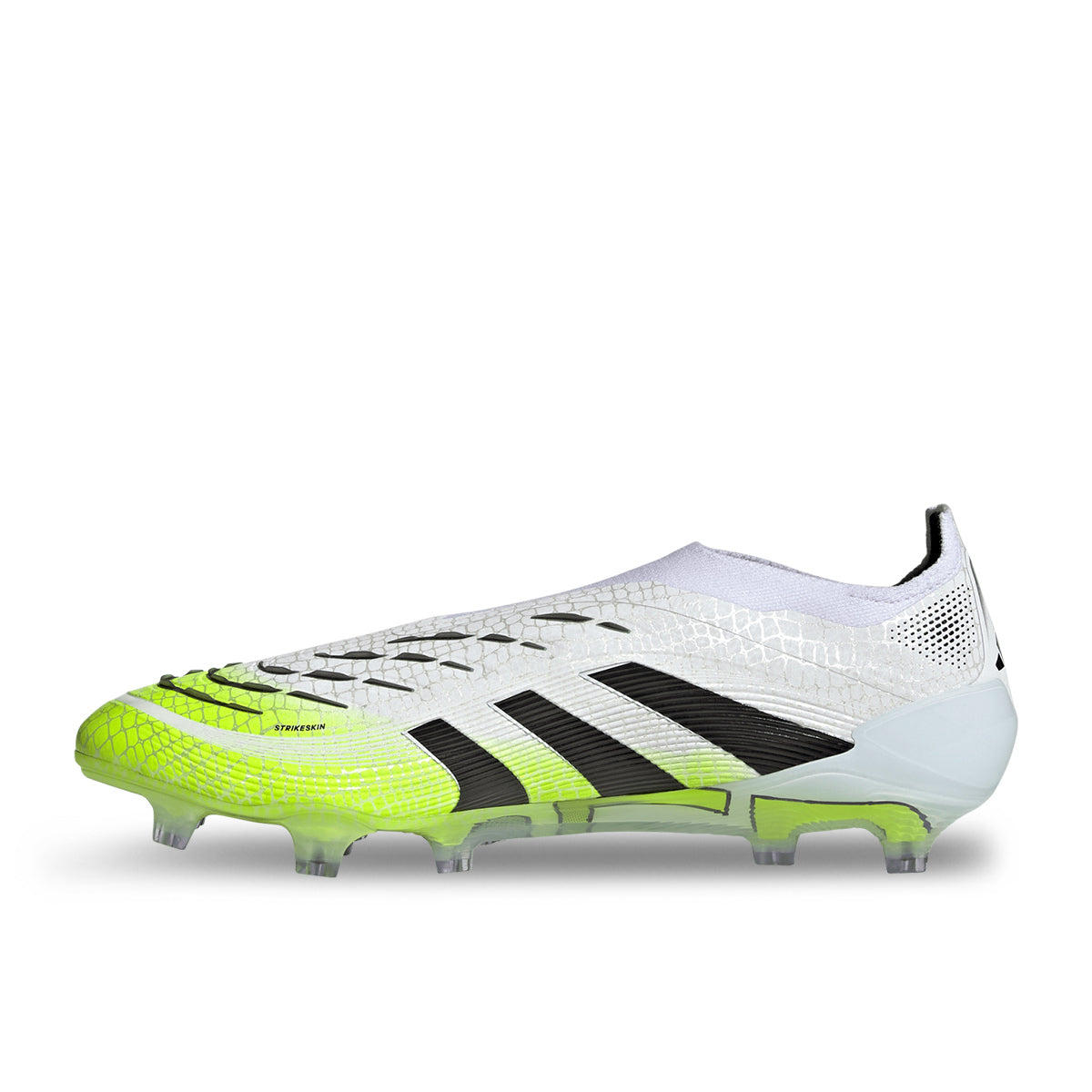 ADIDAS PREDATOR ELITE LACELESS FG - FTWR WHITE/CORE BLACK/LUCID LEMON