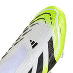 ADIDAS PREDATOR ELITE LACELESS FG - FTWR WHITE/CORE BLACK/LUCID LEMON