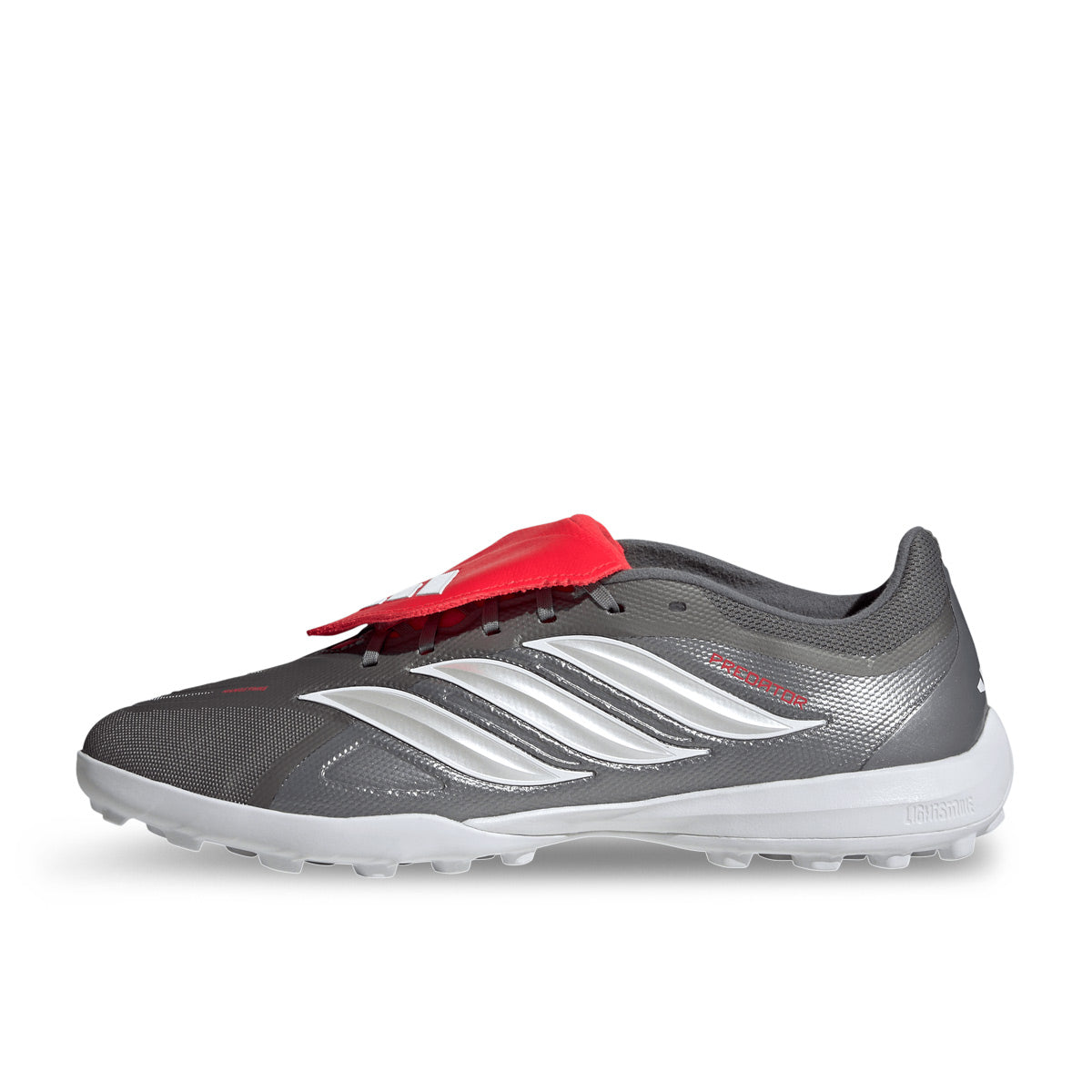 ADIDAS PREDATOR LEAGUE FT TF - IRON MET/ZERO MET/LUCID RED