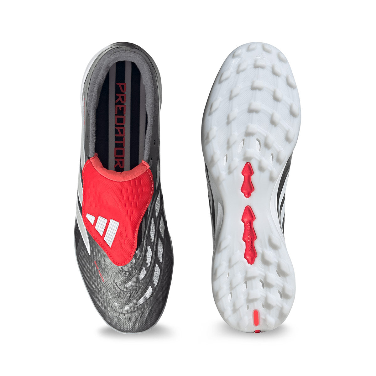 ADIDAS PREDATOR PRO FT TF - IRON MET/ZERO MET/LUCID RED