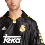 ADIDAS REAL MADRID 1999/2000 AWAY RETRO JERSEY - BLACK