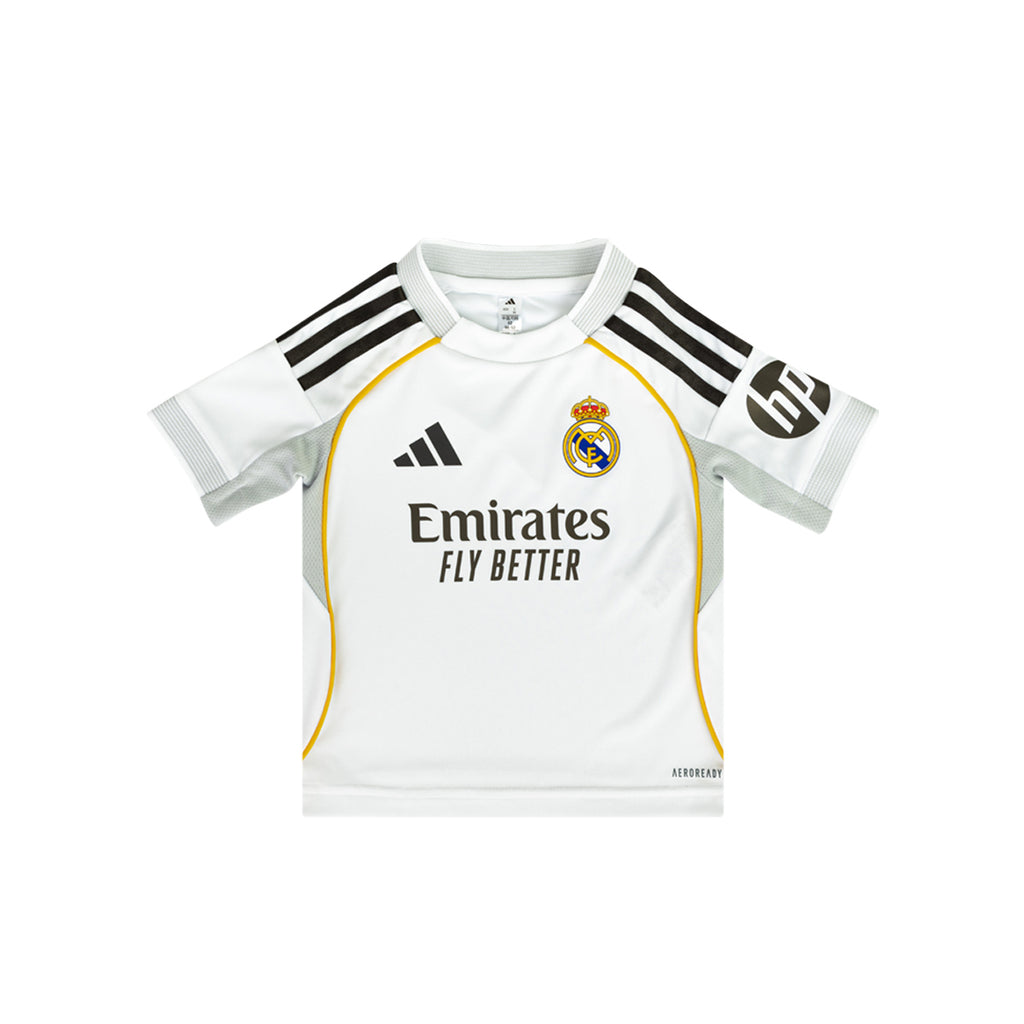 ADIDAS REAL MADRID 2025/2026 HOME MINI JERSEY - WHITE