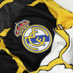 ADIDAS REAL MADRID 2025/2026 PRE SHIRT - WHITE/BLACK/BOLD GOLD