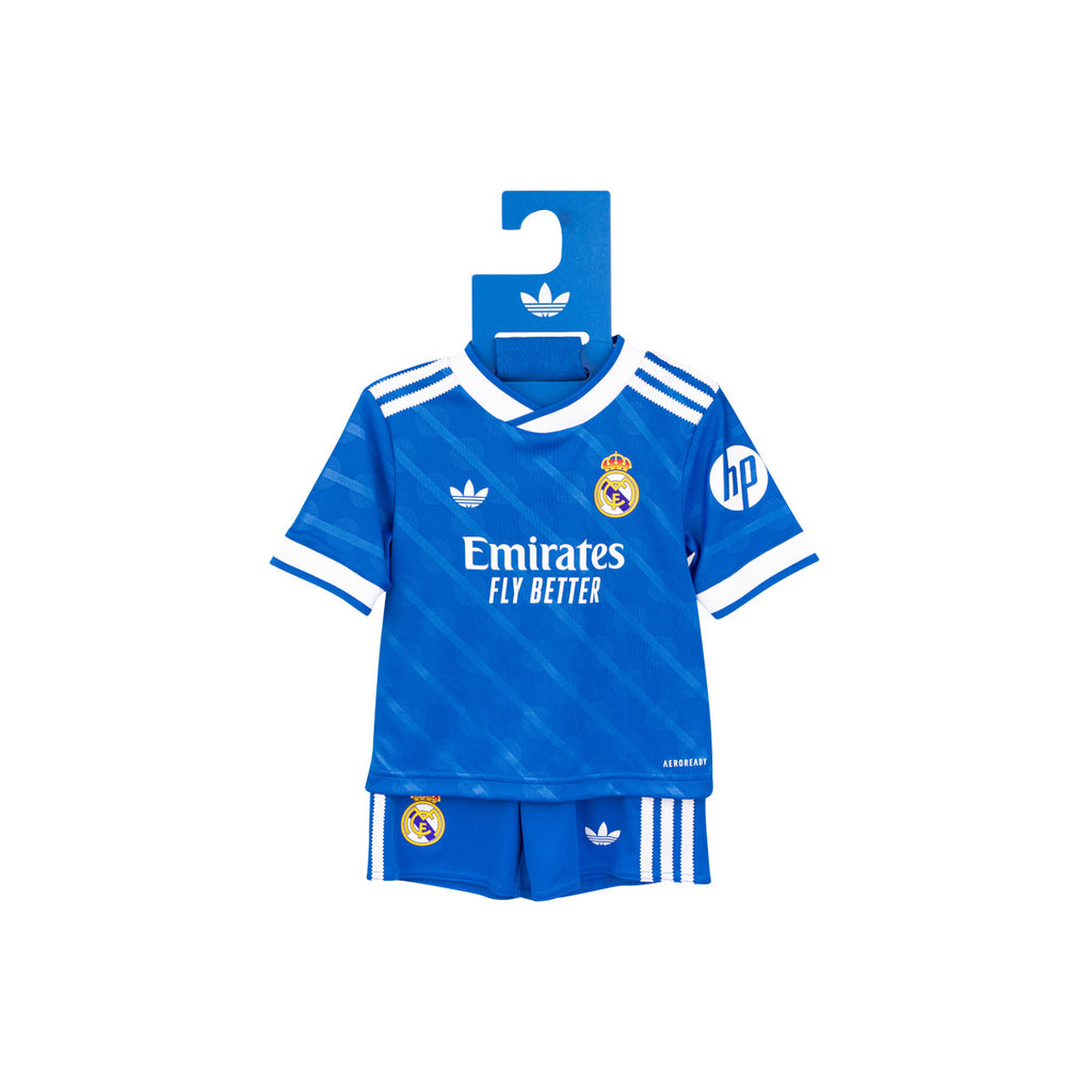 ADIDAS REAL MADRID 2025/2026 THIRD MINI JERSEY - BLUEBIRD