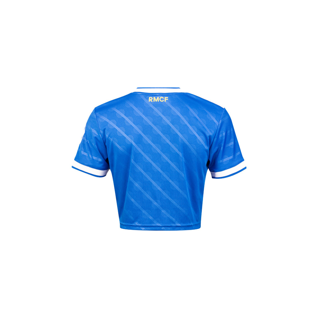 ADIDAS REAL MADRID 2025/2026 THIRD WOMEN CROP JERSEY - BLUEBIRD