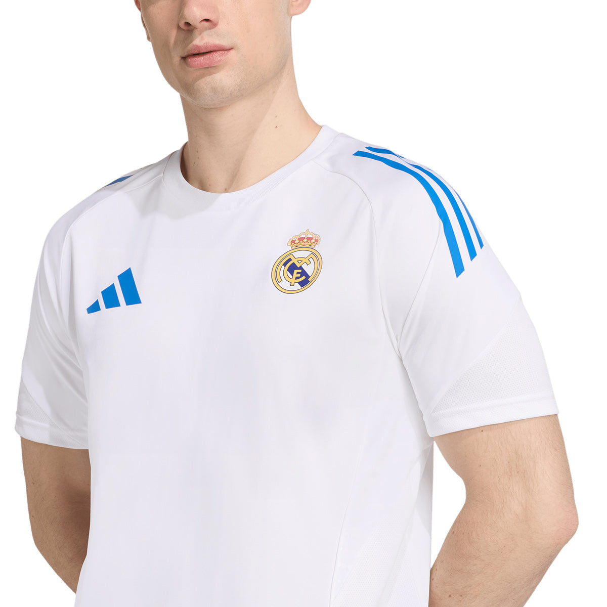 ADIDAS REAL MADRID 2025/2026 TRAINING JERSEY - WHITE