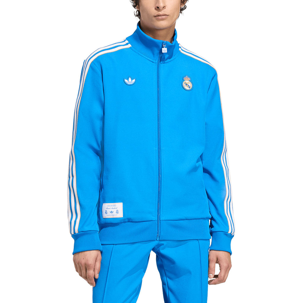 ADIDAS REAL MADRID TERRACE ICONS TRACK TOP - BLUEBIRD/WHITE