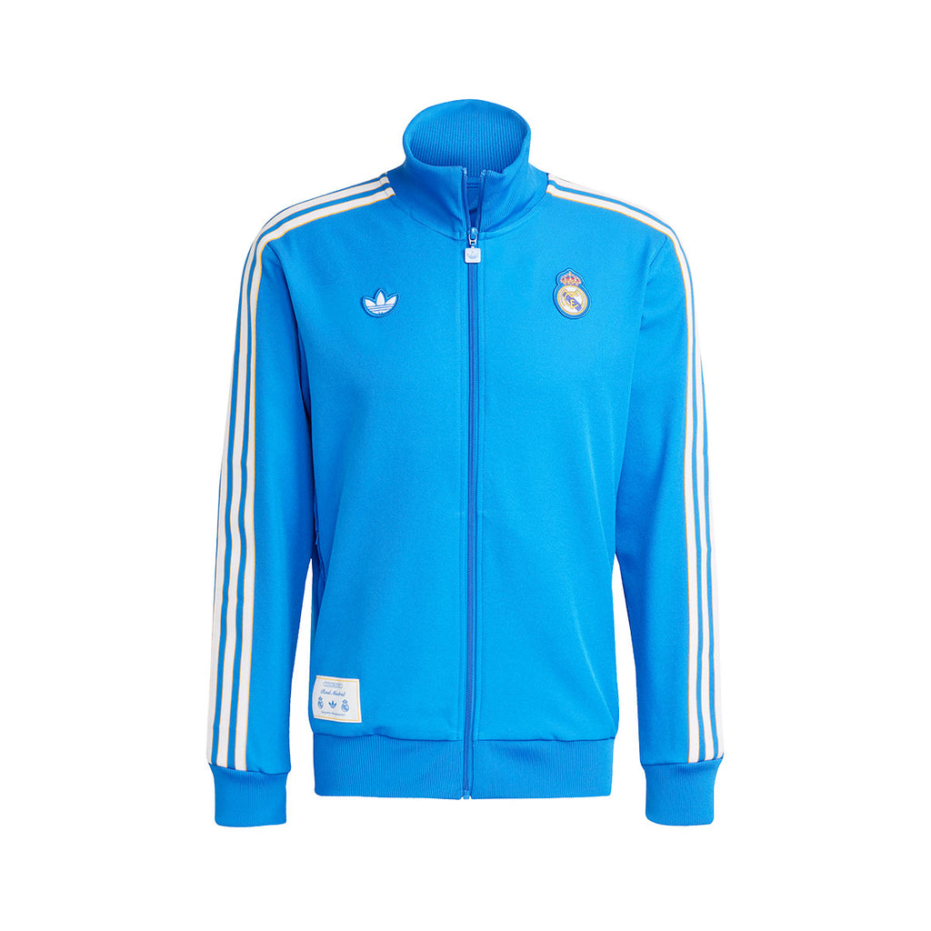 ADIDAS REAL MADRID TERRACE ICONS TRACK TOP - BLUEBIRD/WHITE