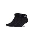 ADIDAS THIN AND LIGHT ANKLE SOCKS 3 PAIRS - BLACK/WHITE