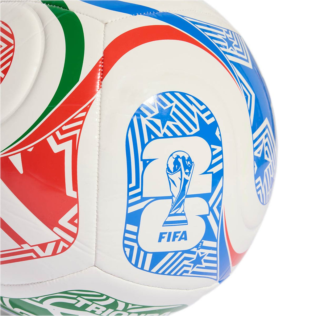 ADIDAS TRIONDA CLUB BALL - WHITE RED/GLORY BLUE/GREEN