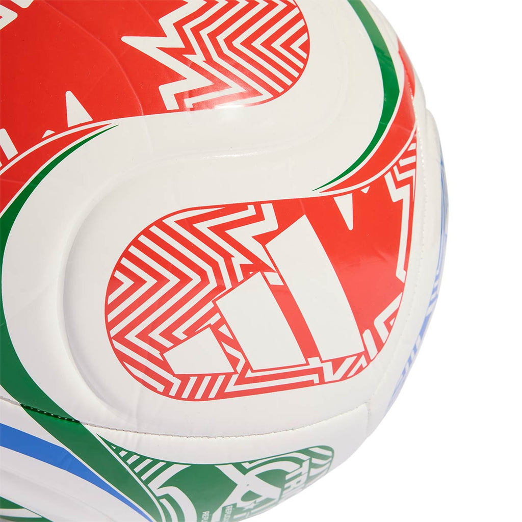 ADIDAS TRIONDA CLUB BALL - WHITE RED/GLORY BLUE/GREEN