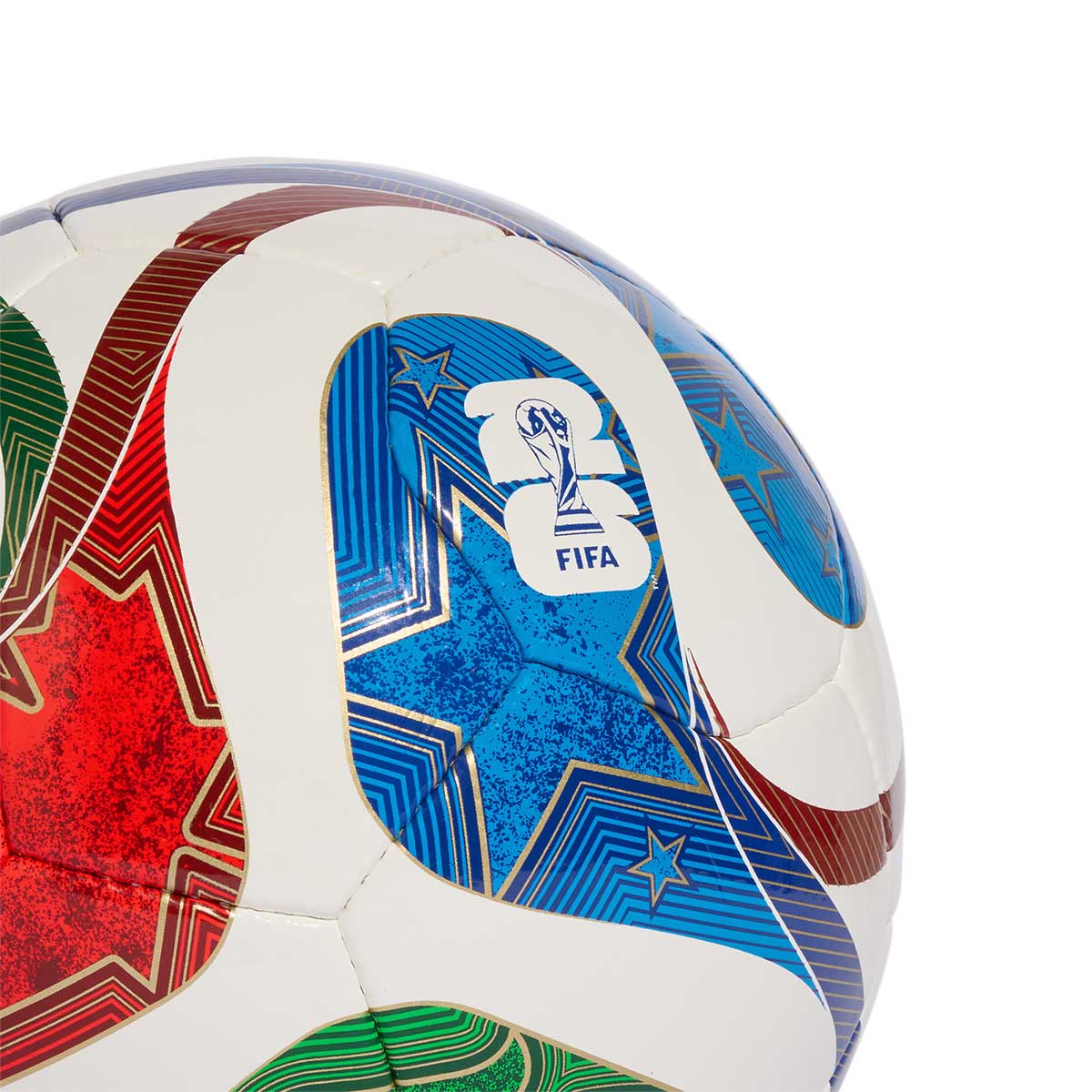 ADIDAS TRIONDA PRO FUTSAL BALL - WHITE BLUE/HIRES RED/FLASH LIME