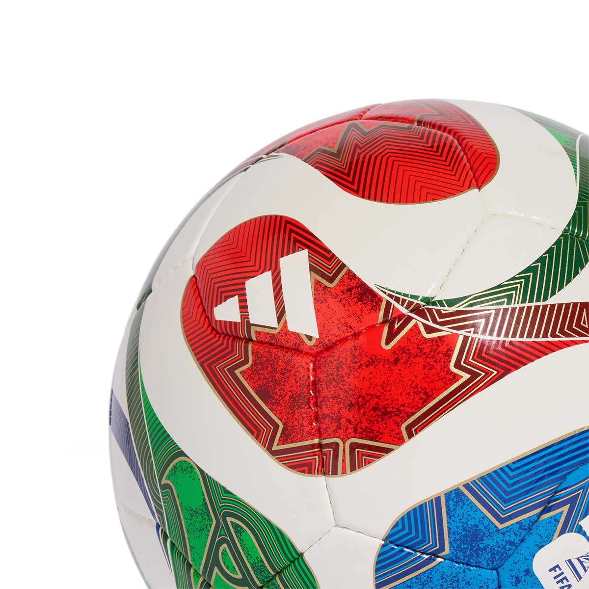 ADIDAS TRIONDA PRO FUTSAL BALL - WHITE BLUE/HIRES RED/FLASH LIME