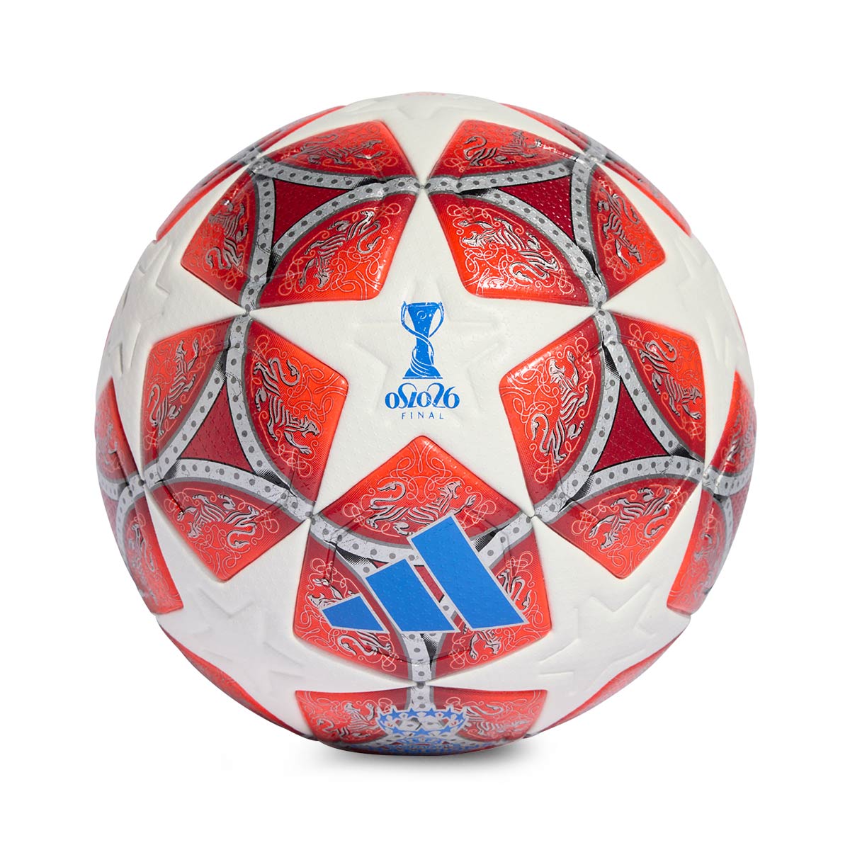 ADIDAS WOMEN UCL PRO FINAL BALL - WHITE/RED
