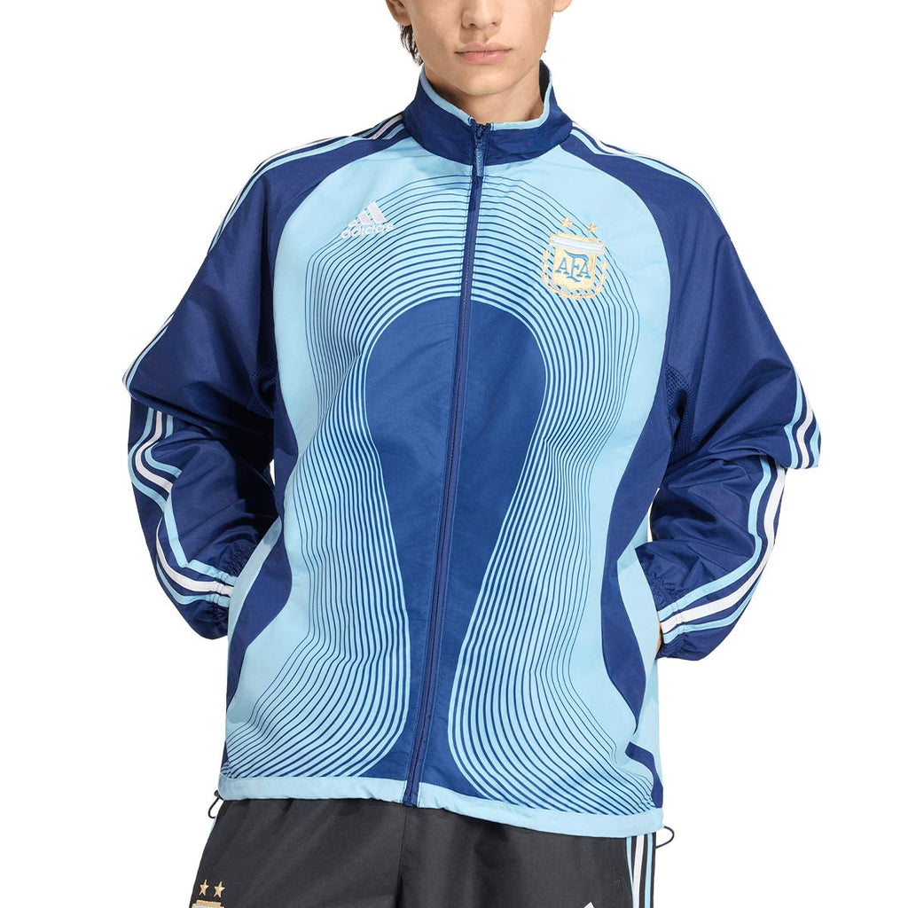 ADIDAS ARGENTINA 2006 AWAY TRACK TOP - DARK BLUE