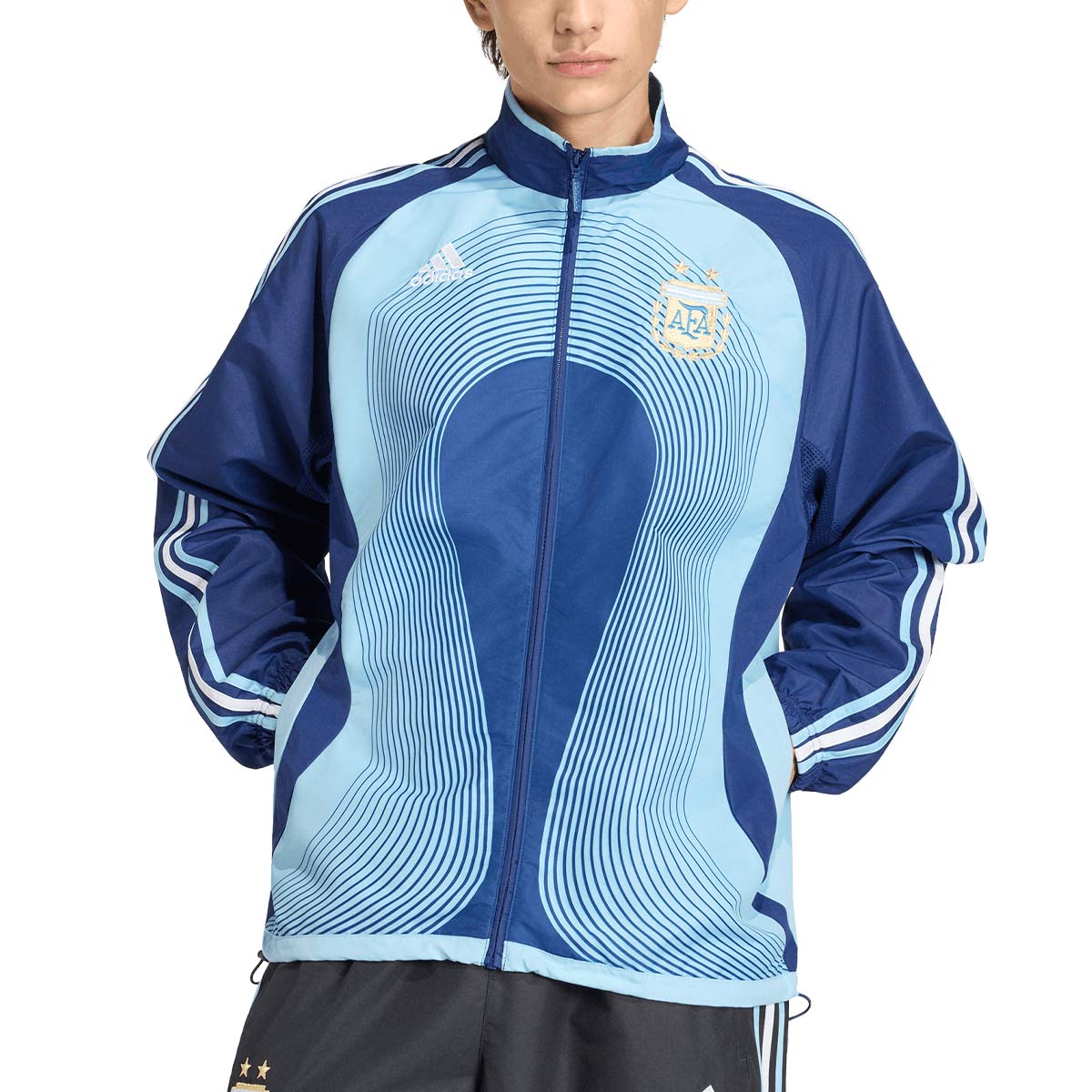 ADIDAS ARGENTINA 2006 AWAY TRACK TOP - DARK BLUE