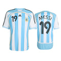 ADIDAS ARGENTINA 2006 HOME JERSEY MESSI#19 - WHITE/CLEAR BLUE