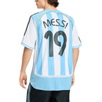 ADIDAS ARGENTINA 2006 HOME JERSEY MESSI#19 - WHITE/CLEAR BLUE