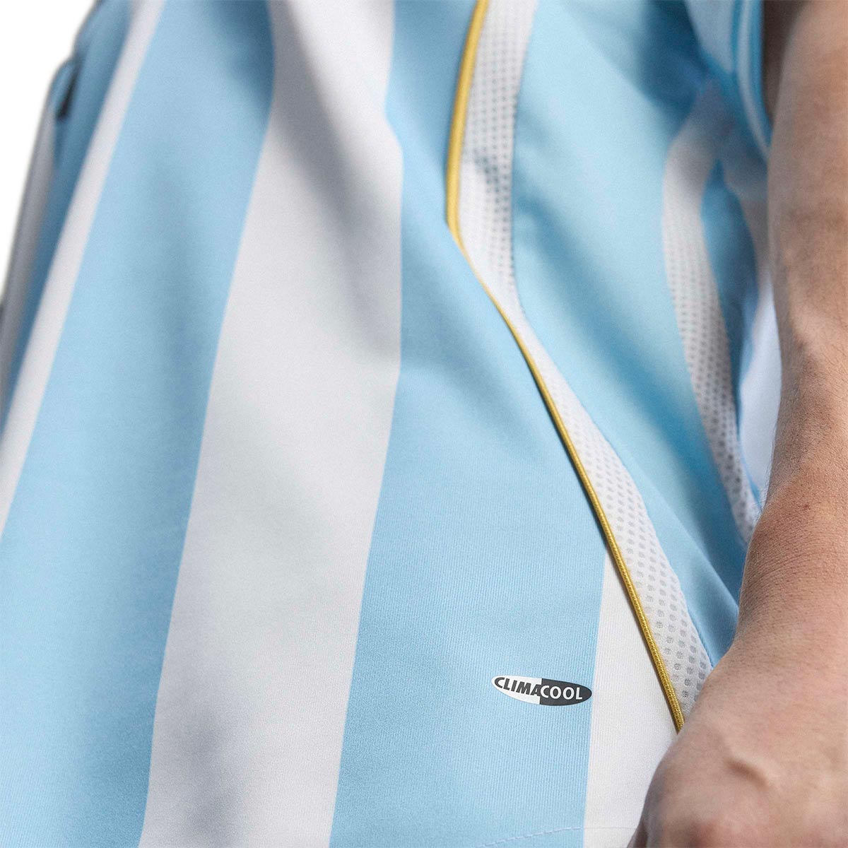 ADIDAS ARGENTINA 2006 HOME JERSEY MESSI#19 - WHITE/CLEAR BLUE